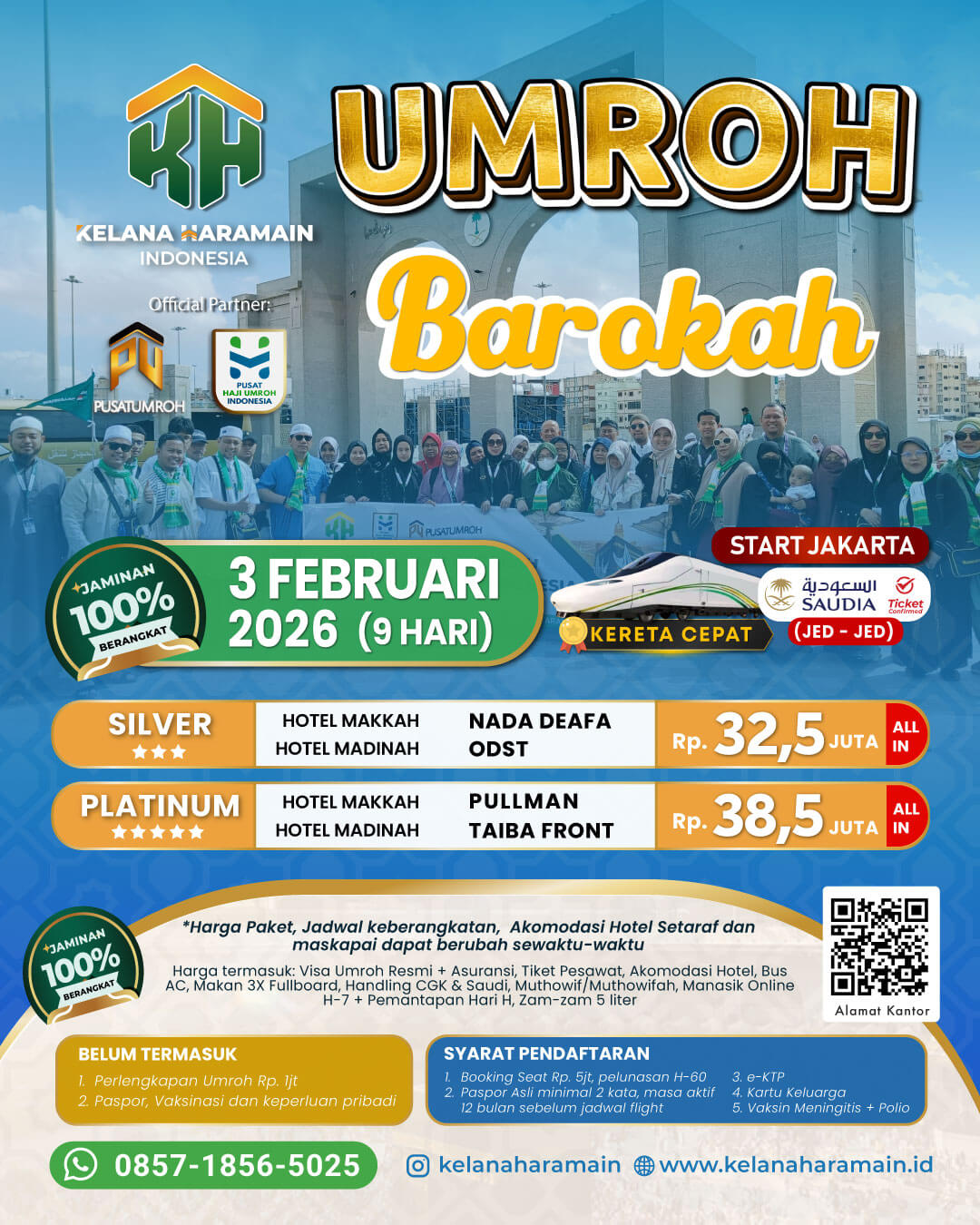 Paket Umroh 3 Februari 2026