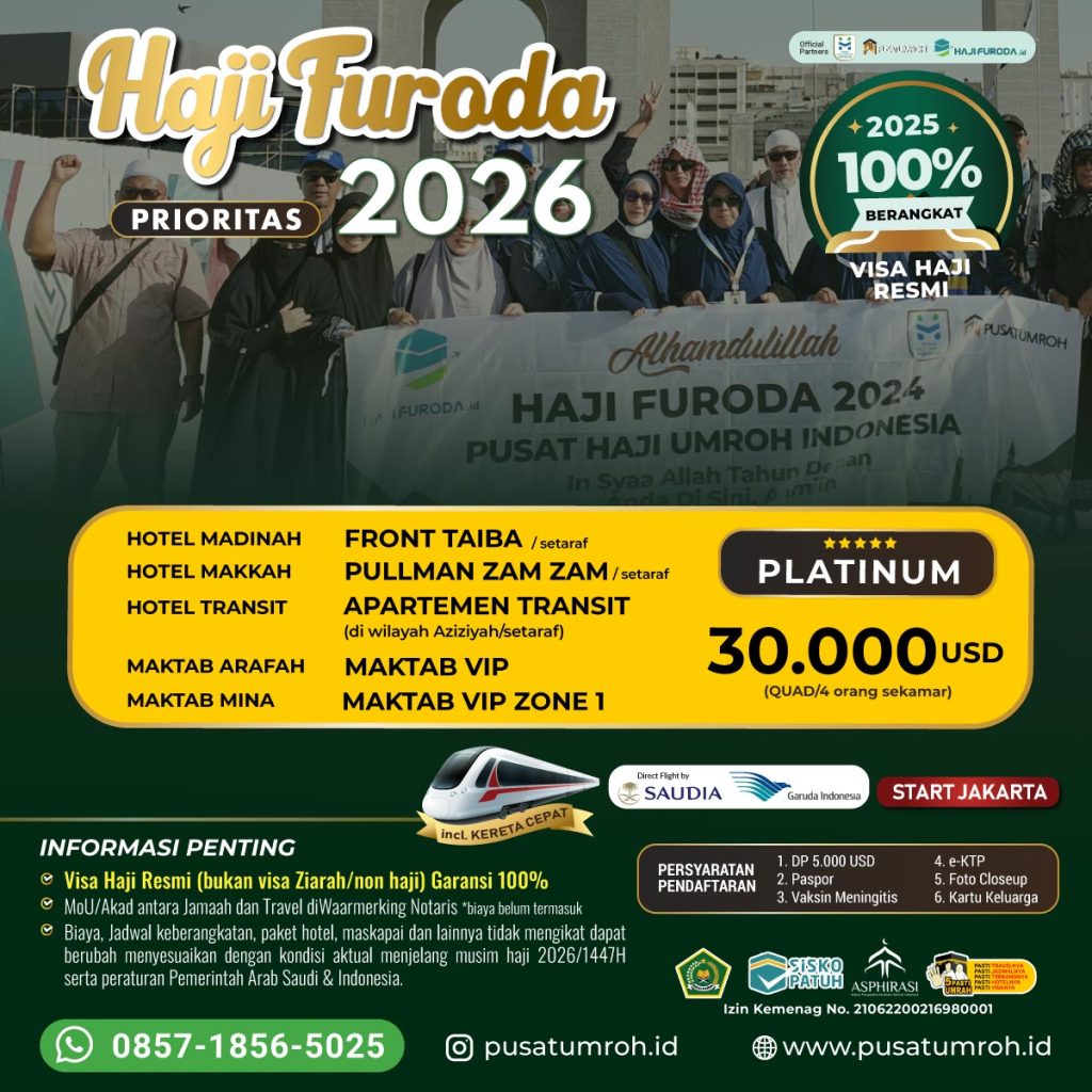 Haji Furoda 2026 Paket Platinum