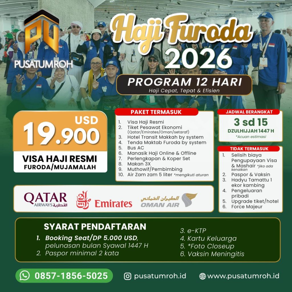 Haji Furoda 2026 PusatUmroh.id
