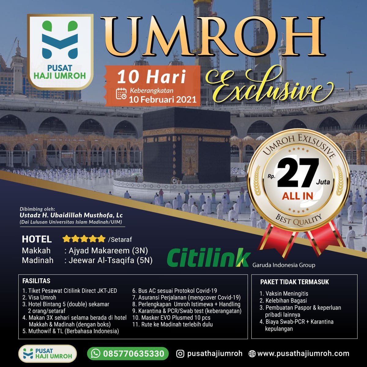 Promo Umroh Februari 2021