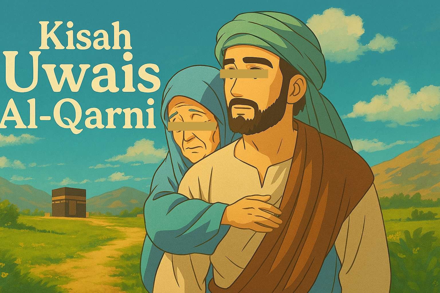 Ilustrasi Uwais Al Qarni -ceritaharamain.my.id