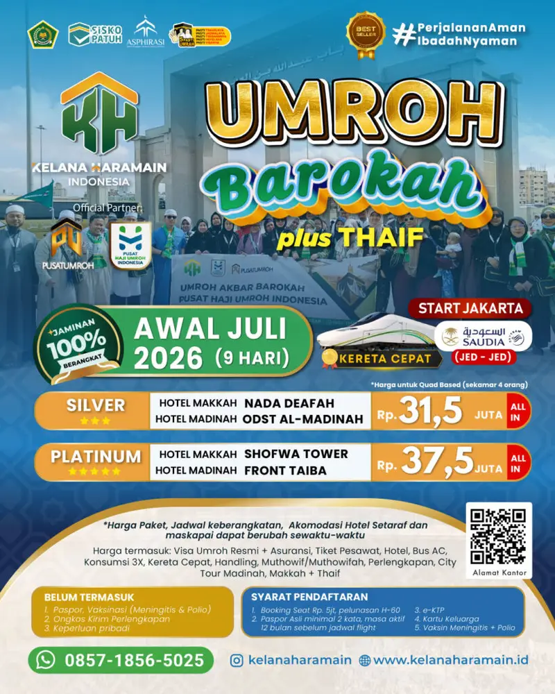 Umroh Awal Juli 2026