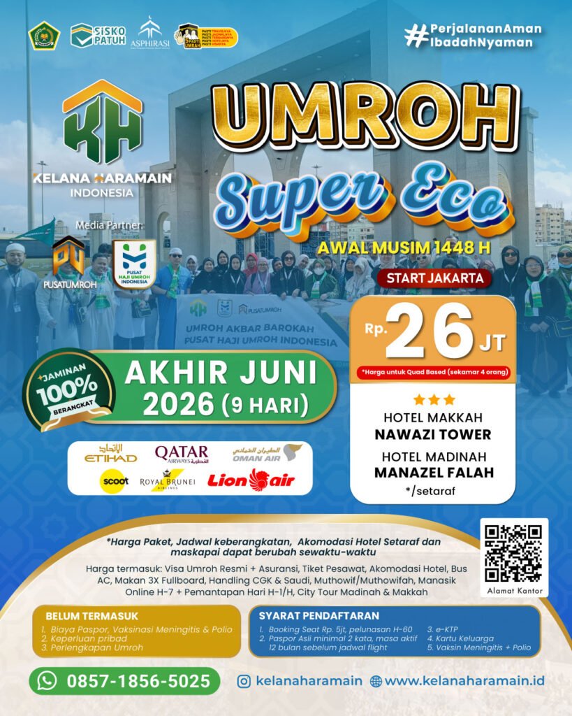 Paket Umroh Akhir Juni 2026